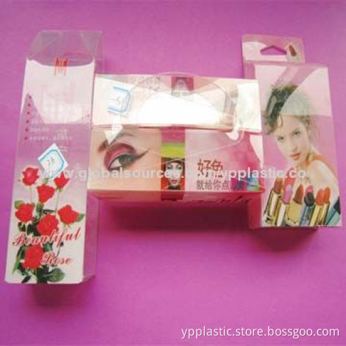 Plastic Printed Cosmetic Packaging Box